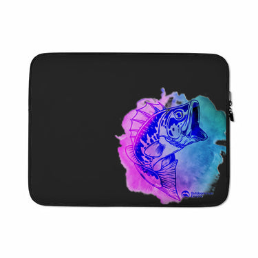 Watercolor Fishing Laptop Sleeve